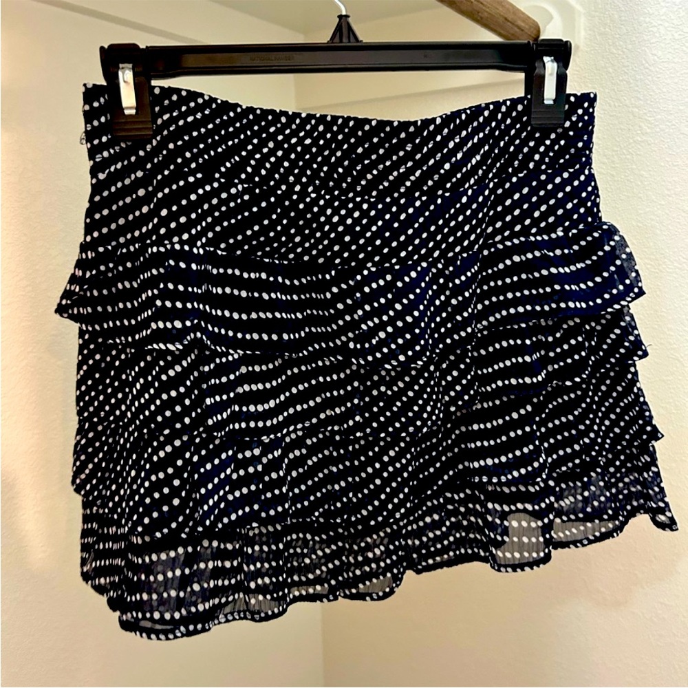 Women’s Navy Flounce Skirt